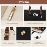 LOVEVOOK Bolsa Tote para Laptop para Mujeres, Bolsa de Trabajo de C...