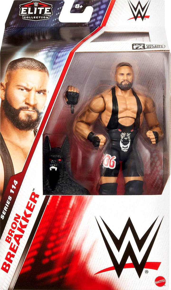 Mattel WWE Elite - Figura de acción y accesorios, serie #114 de 6 p...
