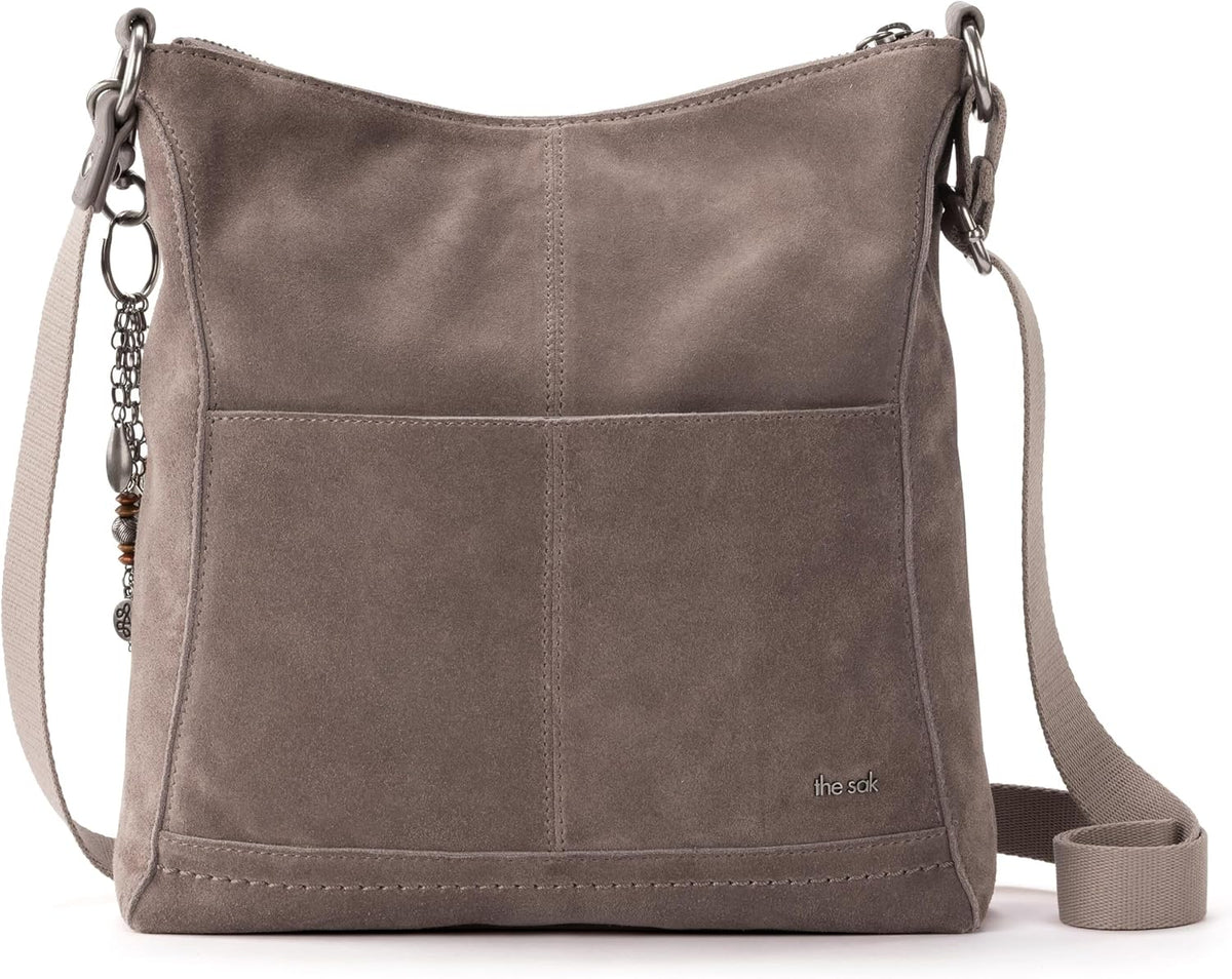 The Sak Lucia - Bolso bandolera de piel convertible con correa ajustable