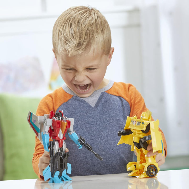 Transformers Toys Heroes and Villains Bumblebee and Starscream - Pa...