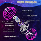 Bola de orbe voladora 2026 Juguetes Soaring Hover Boomerang Spinner controlado a mano, mini dron cósmico globo giratorio para niños, juguete para mosca al aire libre, regalo de cumpleaños