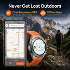 Mibro GS Explorer S Titanium - Reloj inteligente GPS para exteriores con