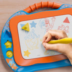 Lollipop Blippi - Tableta de escritura magnética para niños, juguetes ideales para bebés y niños pequeños, tablero de dibujo magnético con soportes, bolígrafo y sellos, juguetes de aprendizaje