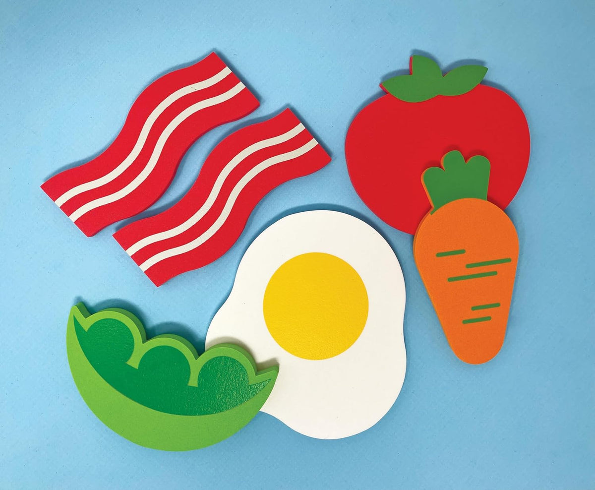 Set Flotante de Cocina - Plástico, Rojo, Azul, Amarillo, 8.5 x 11 x 4 pulgadas, para Niños