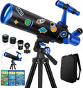 Hawkko Telescopio Portátil para Niños y Principiantes 80mm Apertura 500mm