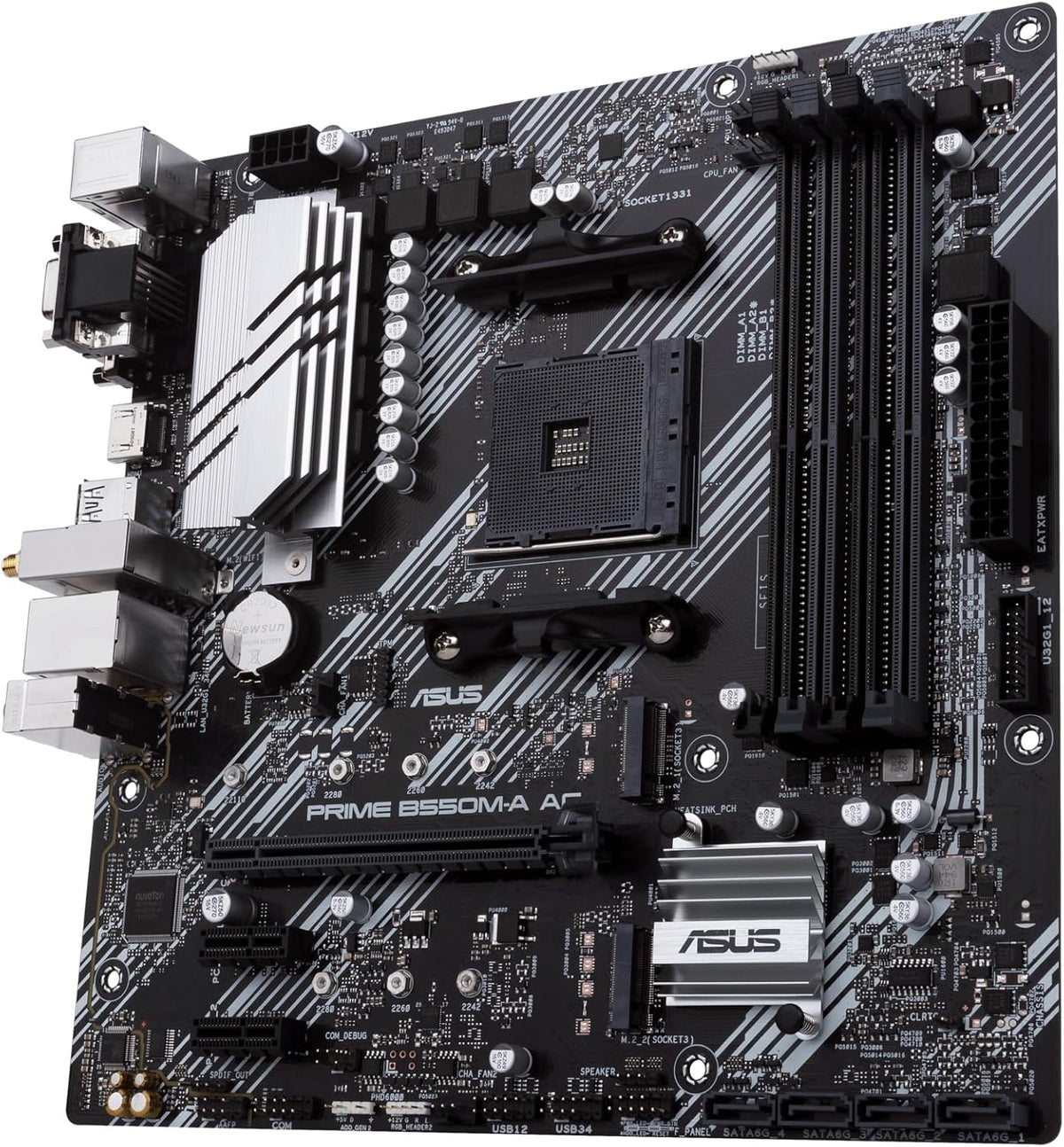 ASUS Prime B550M-A AC AMD AM4 (3ª generación Ryzen™) Placa base Mic...