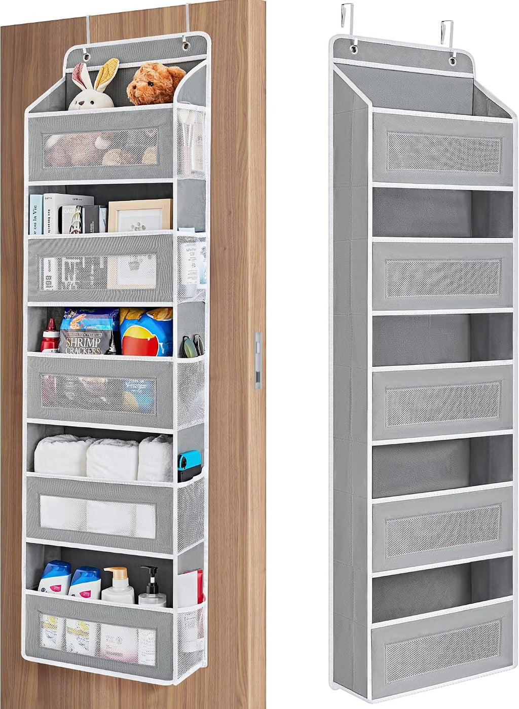 JARLINK Organizador sobre la puerta para dormitorio, despensa, baño