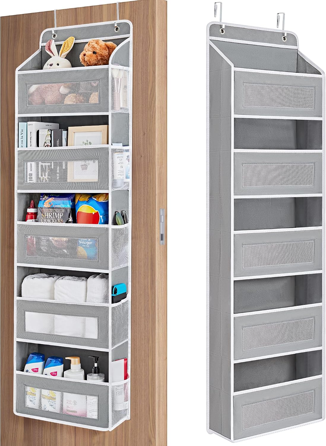JARLINK Organizador sobre la puerta para dormitorio, despensa, baño