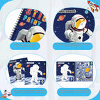 4Pcs Paint by Sticker Books para Kids 4-8, Travel Craft Activity