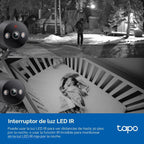 Tapo by TP-Link - Cámara de seguridad 2K QHD para interior\/exterio...