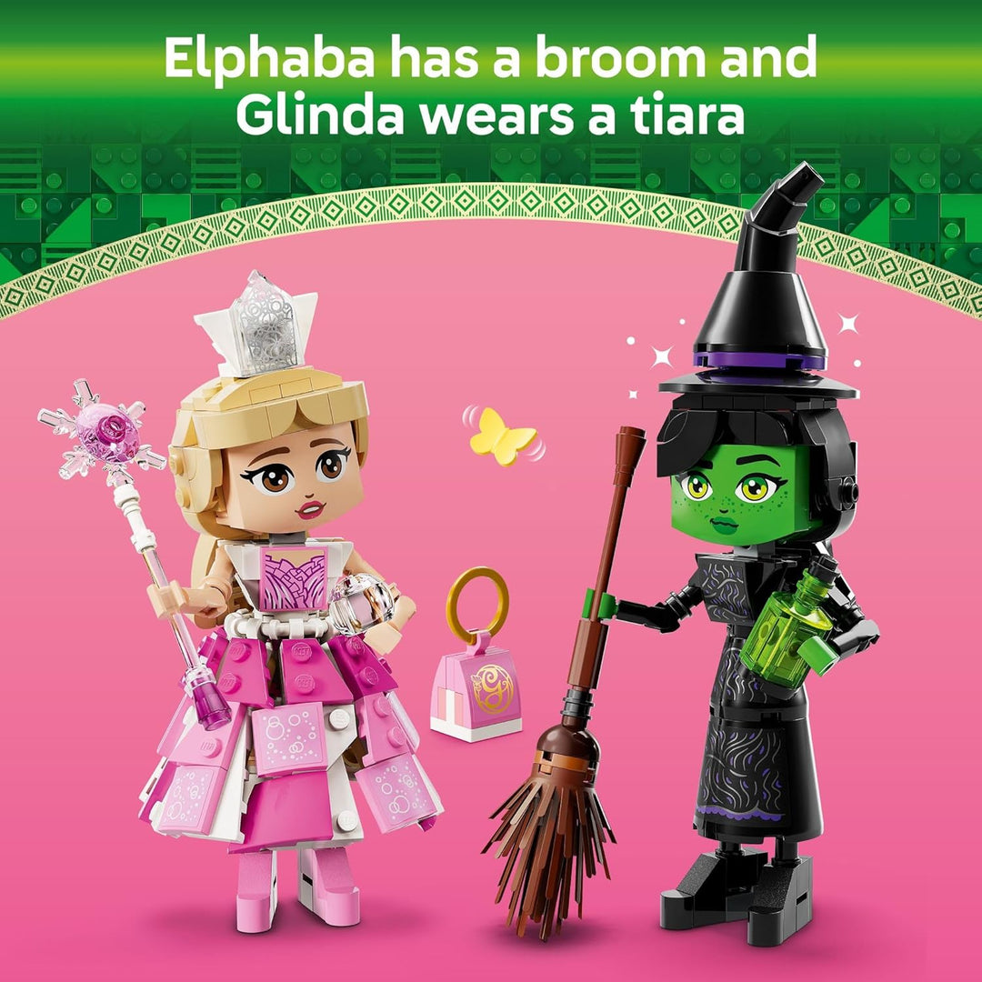 LEGO Wicked Elphaba Glinda Figures Juguetes de