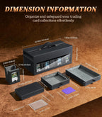 TiMOVO MTG Commander - Caja de cubierta modular 11 en 1 para TCG/PTCG