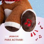 Rudolph el reno de nariz roja - Muñeco de peluche con música y luces