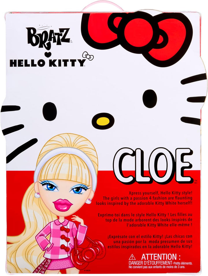 Bratz x Hello Kitty Cloe Sanrio Muñeca de moda con accesorios