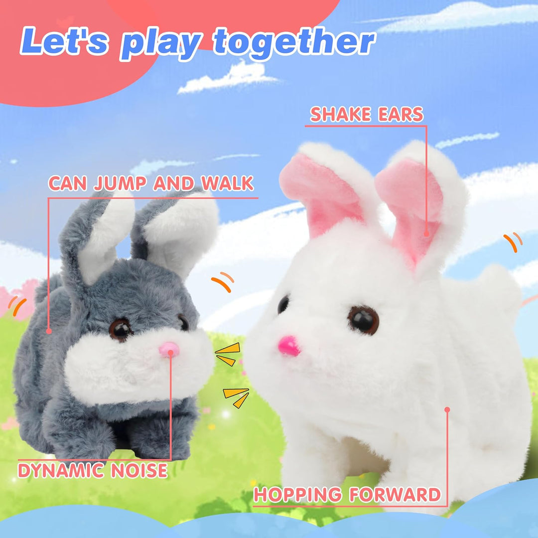 Hopearl Hopping Chubby Rabbit - Juguete de Mascota Electrónica Inte...