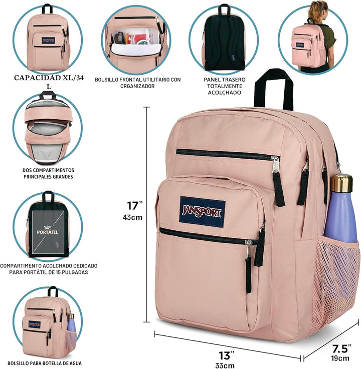 JanSport Mochila para laptop - Bolsa para computadora con 2 compart...