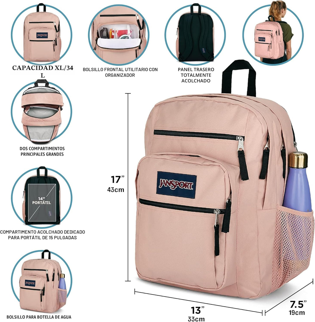 JanSport - Mochila para portátil - Bolsa para computadora con 2 com...