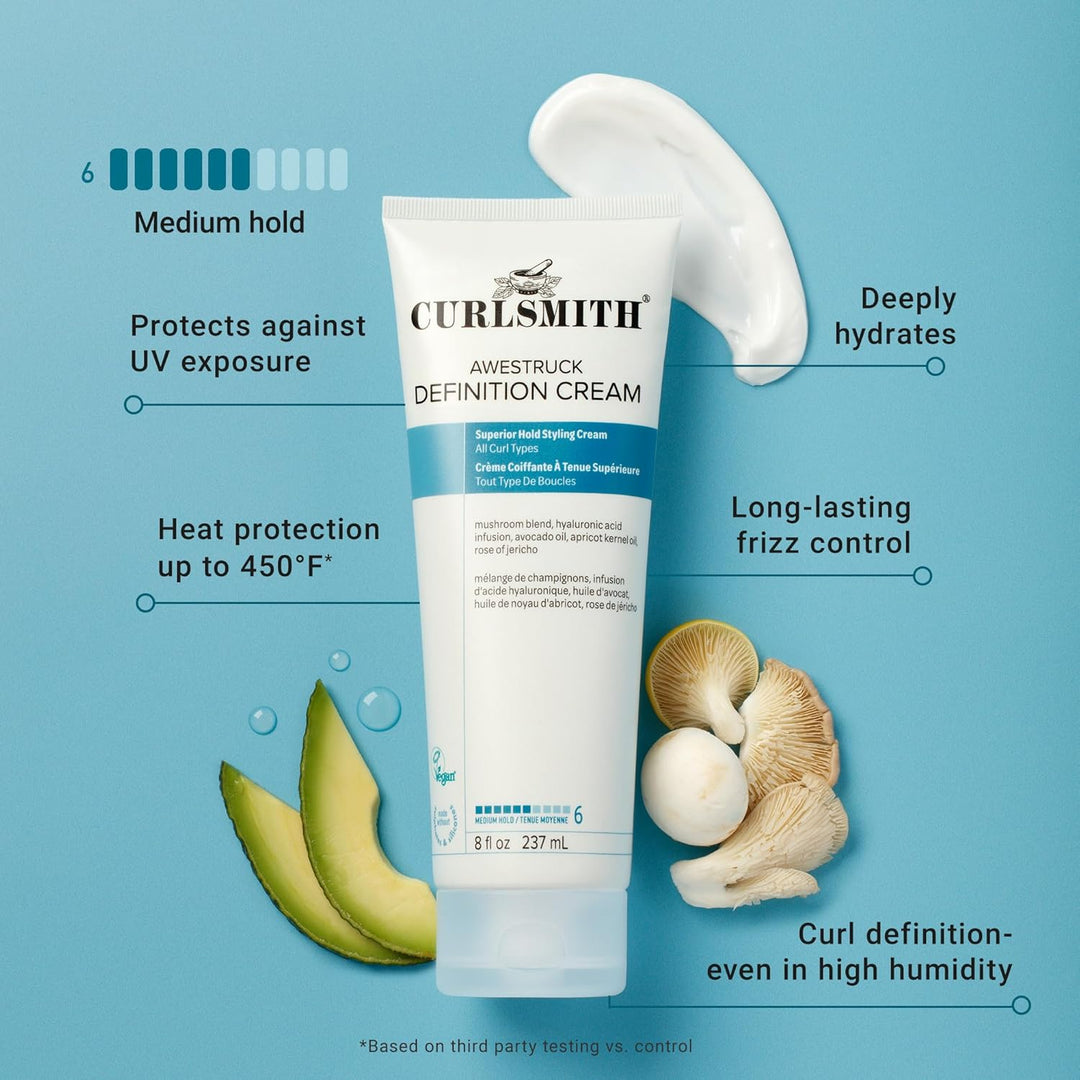 CURLSMITH Awestruck Definition Cream - Crema de peinado de fijación...