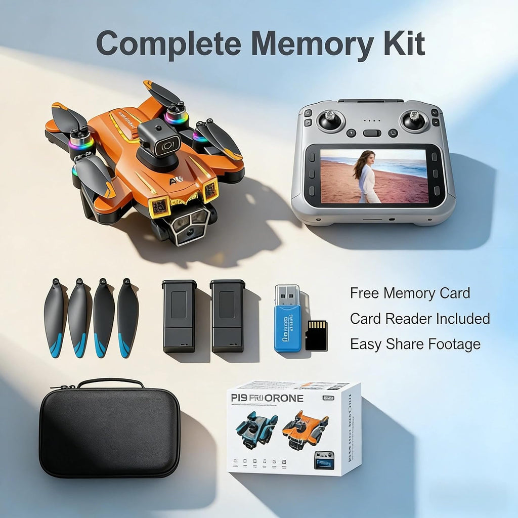 Dron con cámara para niños, drones para niños de 8 a 12 años con cámara y luces LED dinámicas de carreras, pantalla FPV integrada de 5.6 pulgadas, baterías duales, regalo perfecto de vacaciones y