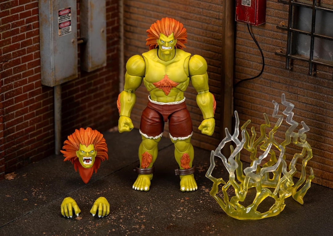 Jada Street Fighter II Blanka - Figura de acción de lujo