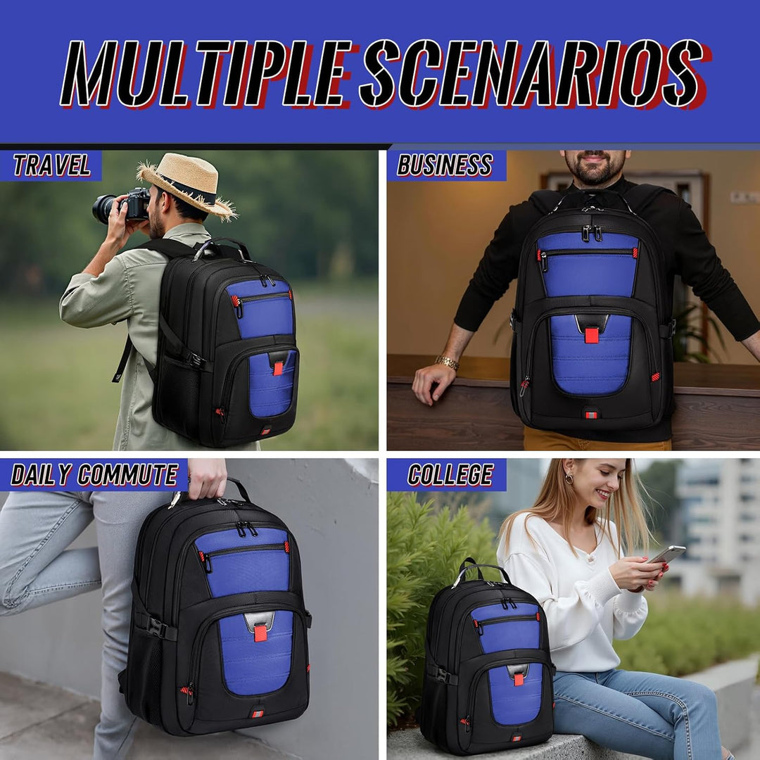JARWAM Mochila extra grande para laptop con garantía de por vida, b...