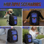 JARWAM Mochila extra grande para laptop con garantía de por vida, b...