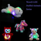 WEWILL Perro Cachorro Blanco Iluminado de 18'' con LED, Ani...