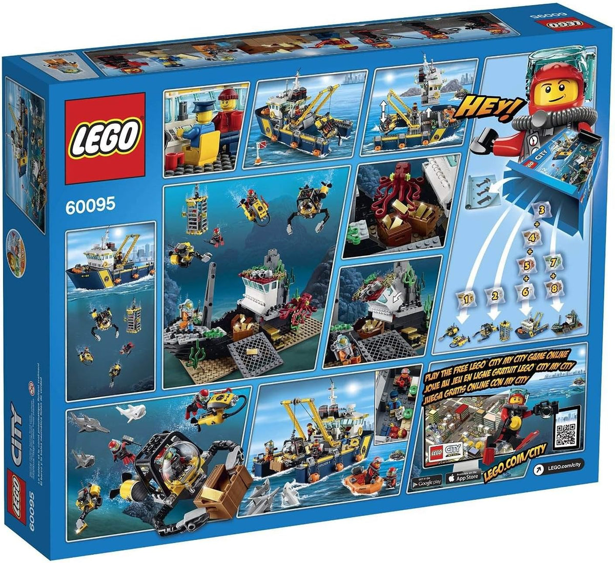 Juego de construcción LEGO de exploración de barco hundido. , Multicolor