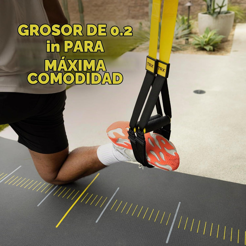 TRX Suspension Training Mat - Non-Slip Gym Mat, negro, 72" x 24"