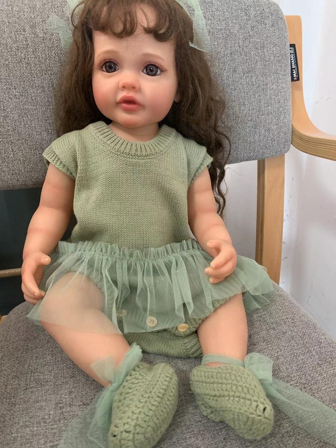 KAWAYII Muñecas de bebé renacidas de 22 pulgadas para niños pequeño...