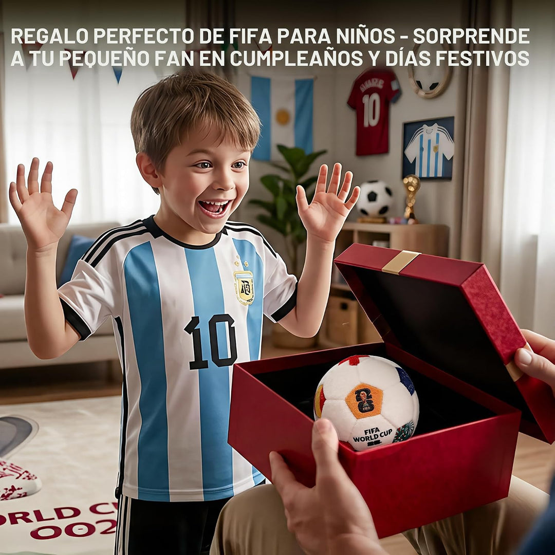 MESUCA FIFA World Cup 2026 - Pelota de fútbol de felpa para niños,...