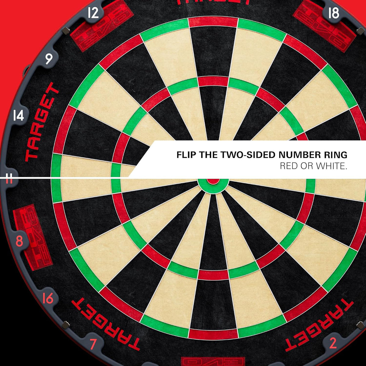 Target Darts TOR EVO Tablero de dardos con punta de acero con alambre de