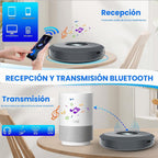 Reproductor de CD portátil Bluetooth con altavoces y auriculares