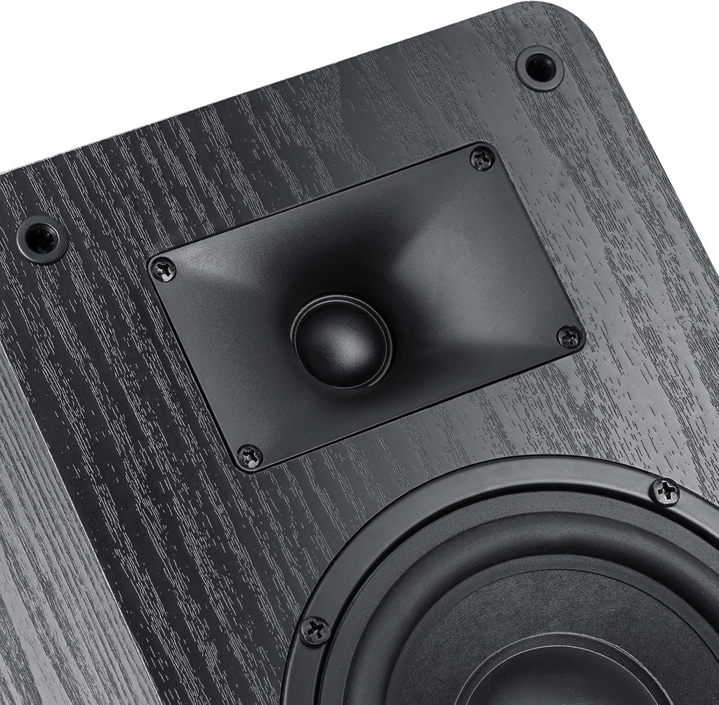 Saiyin - Altavoz pasivo Woofer de 5 pulgadas, 40 W x 2, tweeter de cúpula de seda de 0.787 in, 4 ohmios