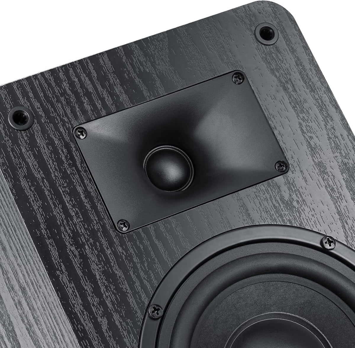 Saiyin - Altavoz pasivo Woofer de 5 pulgadas, 40 W x 2, tweeter de cúpula de seda de 0.787 in, 4 ohmios