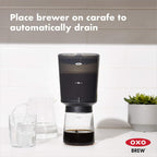 OXO Brew - Cafetera compacta para café frío, 24 onzas
