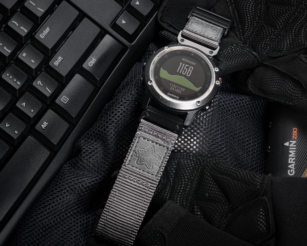 Correa de reloj QuickFit de nailon para Garmin Fenix, Epix, Instinct