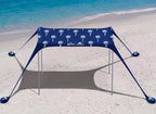 SUN NINJA Tienda de campaña de playa, refugio solar, toldo de sombra de