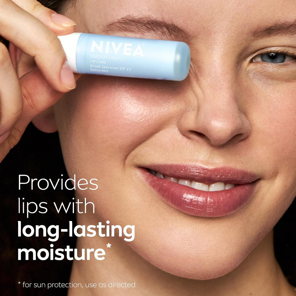 NIVEA Cuidado Labial de Suavidad, Bálsamo Labial con Protector Sola...