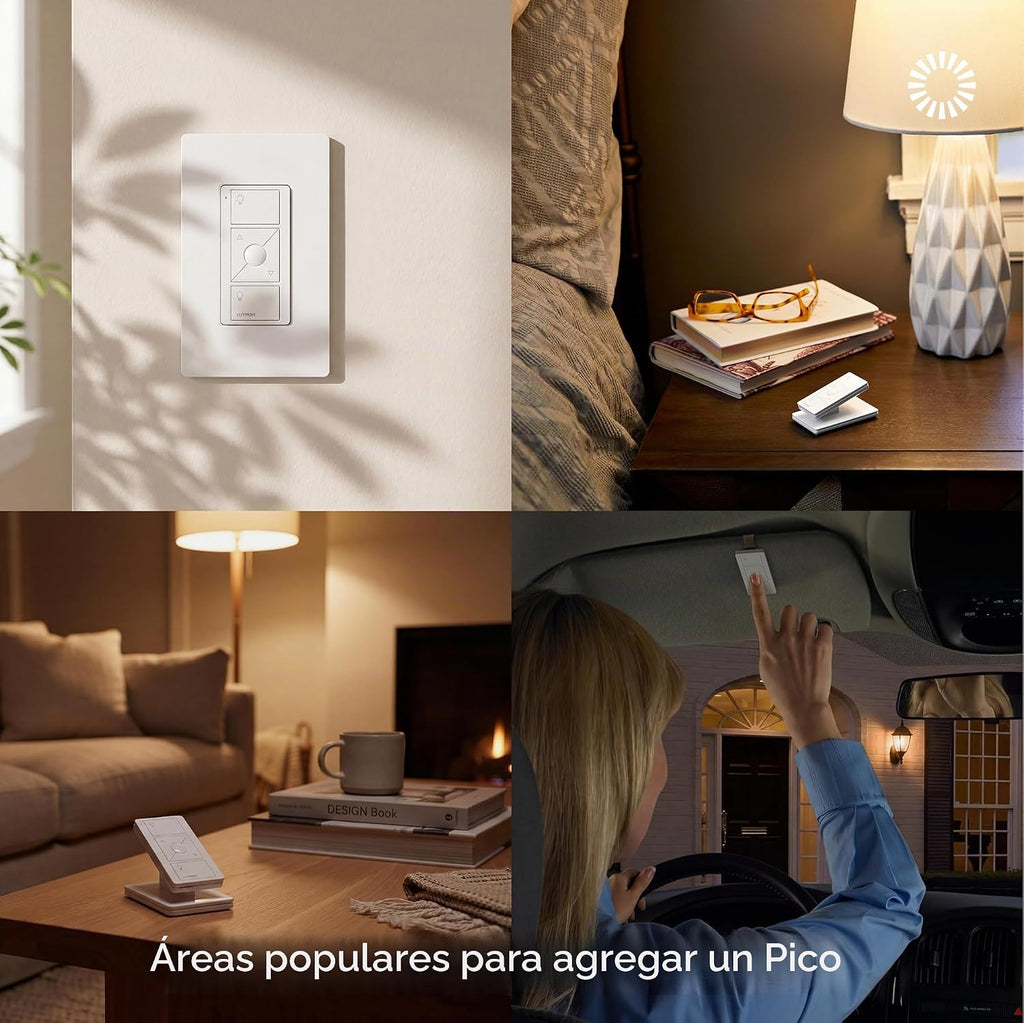 Lutron Caseta Smart Dimmer Starter Kit w/ 1 OG Dimmer, Pico, Bracket & Hub
