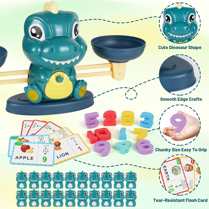 ISMETACU Juego de equilibrio de dinosaurios para niños \u2013 Juego...