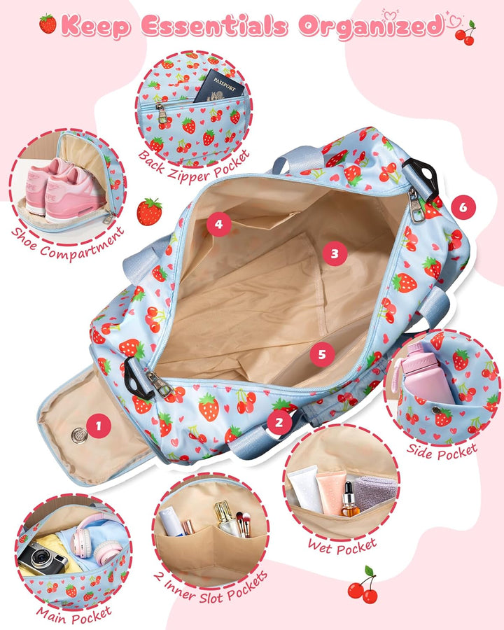 Elilier Regalos para niñas, bolsa de lona con inicial para niños, b...