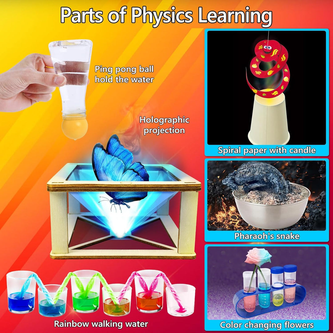 UNGLINGA Kit de Experimentos Científicos de 272 Experimentos para N...