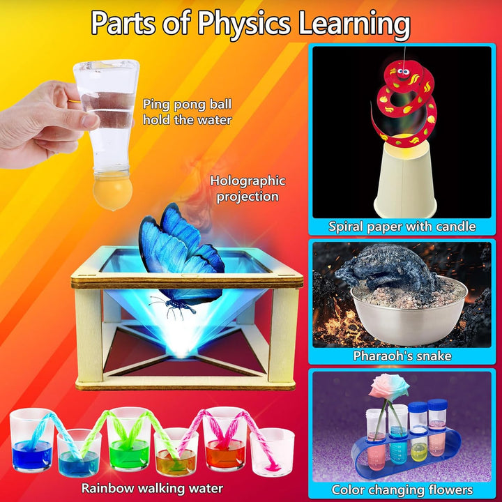 UNGLINGA Kit de Experimentos Científicos de 272 Experimentos para N...