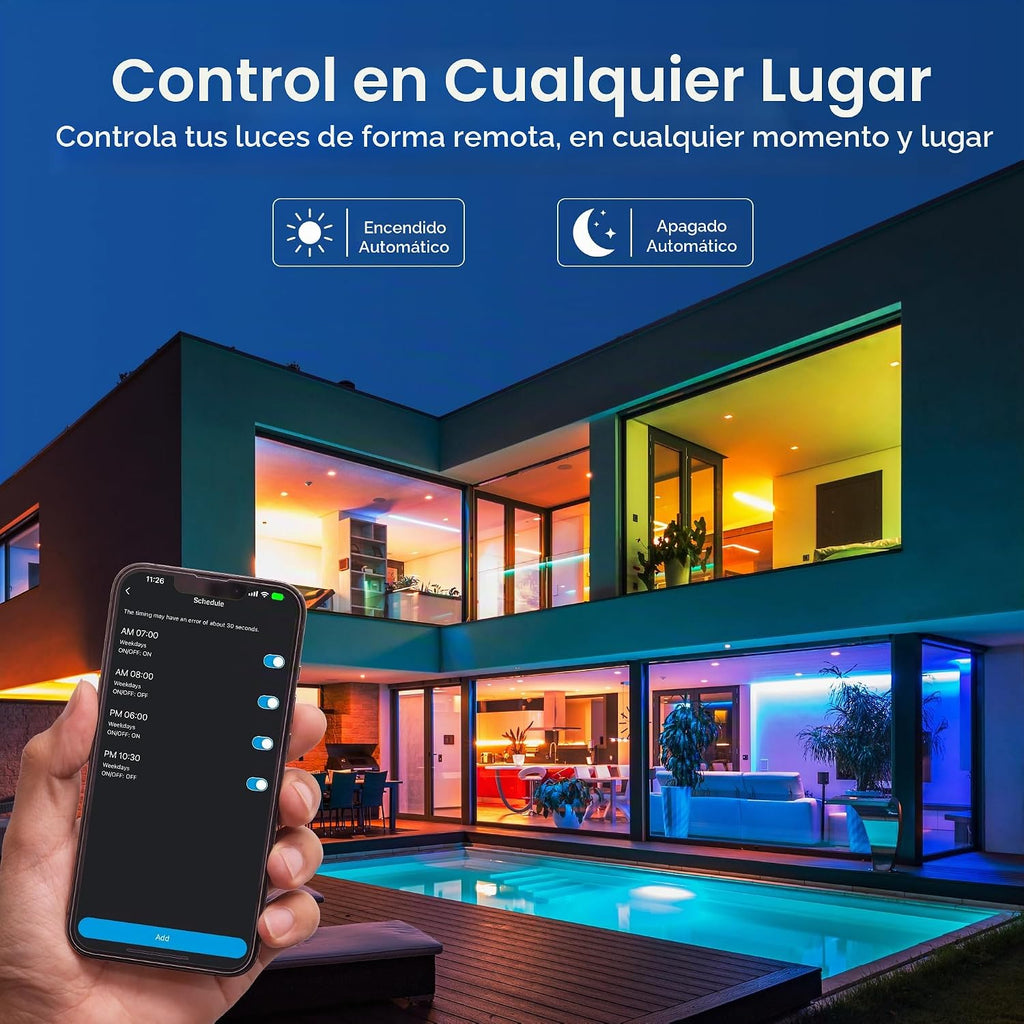 Geeni Prisma Plus - Bombillas inteligentes regulables de 800 lúmenes, Wi-Fi