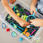 Creativity for Kids Contenedor sensorial: juguetes del espacio exterior, juguetes sensoriales preescolares y para niños pequeños, regalos para niños y niñas de 3 a 5 años, 10.25 x 14.5 x 4.75 pulgadas