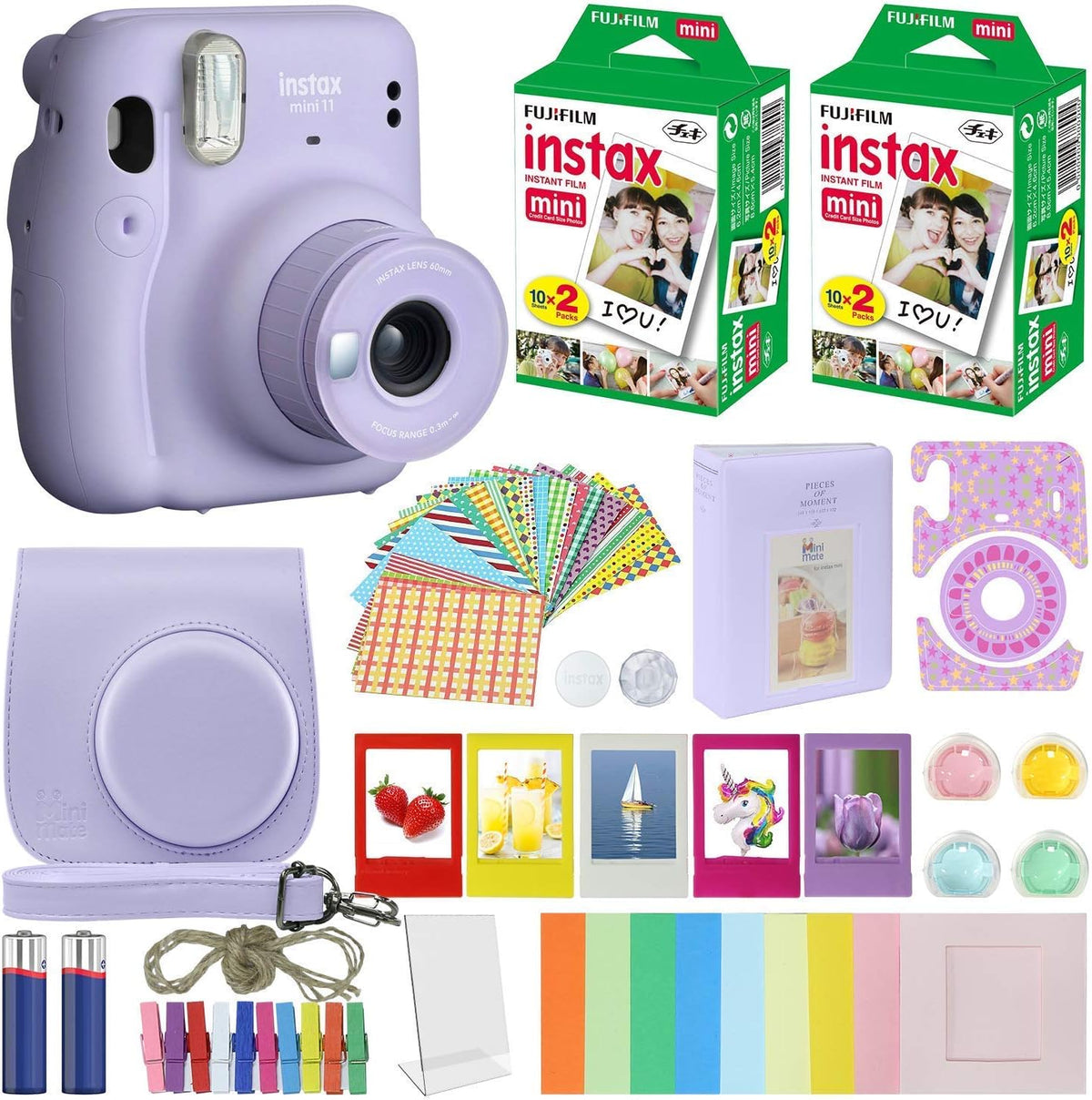 Cámara instantánea Fujifilm Instax Mini 11 + paquete de accesorios...