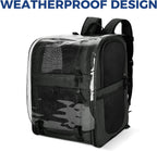 Apollo Walker Mochila transportadora de mascotas para gatos y perros grandes/pequeños, cachorros, características de seguridad y soporte de respaldo acolchado para viajes, senderismo, uso al aire