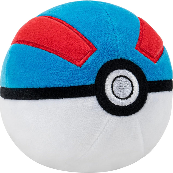 Pokemon Poke Ball - Juego de 4 bolas de peluche de 2 pulgadas