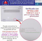 mCover - Carcasa Solo Compatible para portátil 2-en-1 HP Elite x360...